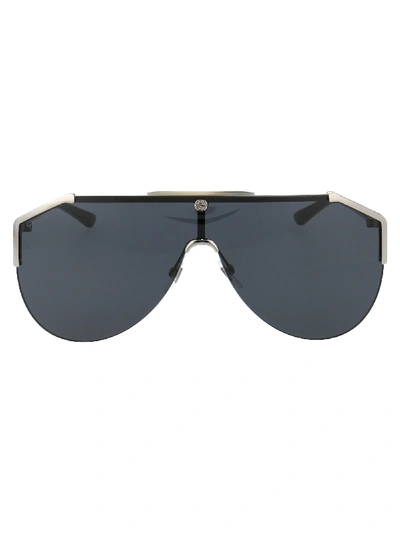 Gucci Sunglasses In Ruthenium Black Grey