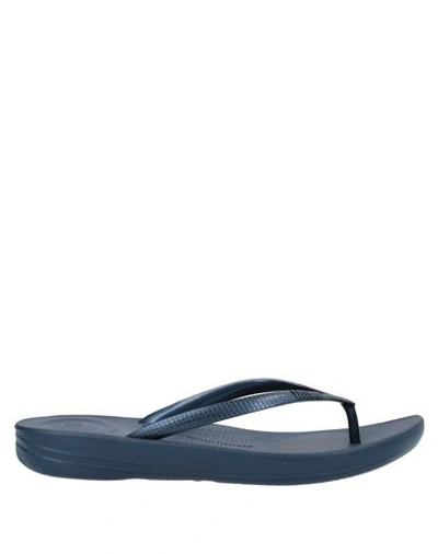 Fitflop Flip Flops In Blue