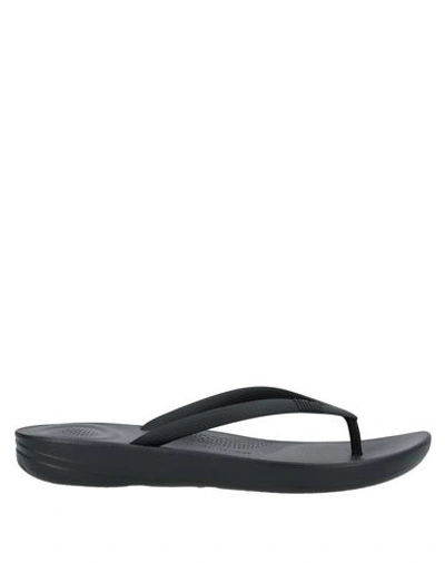 Fitflop Flip Flops In Black
