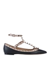 Valentino Garavani Ballet Flats In Black