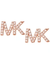 MICHAEL KORS MICHAEL KORS KORS MK WOMAN EARRINGS ROSE GOLD SIZE - 925/1000 SILVER,50235251OH 1