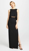 BLACK HALO KACIE 2 PIECE MAXI DRESS BLACK,BLACK30255