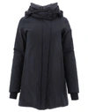 HERNO HERNO WOMEN'S BLACK POLYESTER COAT,PI081DL111219300 44