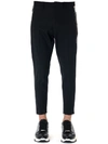 DSQUARED2 BLACK WOOL TAILORED TROUSERS,11104574