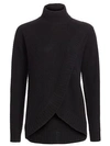 Saks Fifth Avenue Collection Cashmere Turtleneck Sweater In Ebony