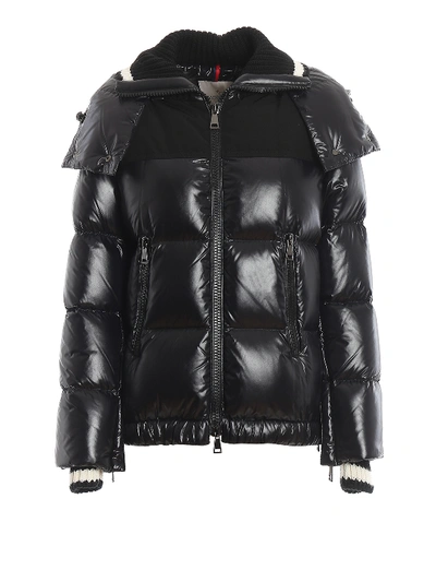 Moncler Wouri Black Hooded Puffer Jacket