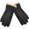 BARBOUR LEATHER UTILITY GLOVES BLACK,125189