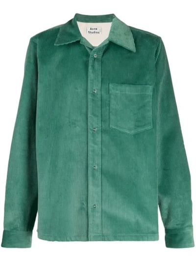 Acne Studios Denver Chest-pocket Cotton-corduroy Shirt