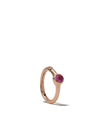 White Bird 18kt Rose Gold Justine Single Hoop Earring In Rose Gold