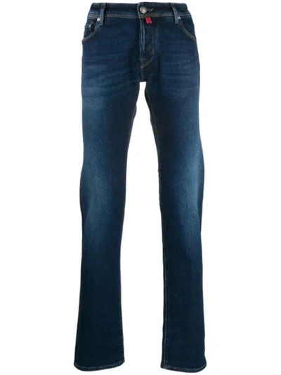 Jacob Cohen Straight Leg Denim Jeans In Blue