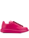 Alexander Mcqueen Oversized Low-top Sneakers In 粉色