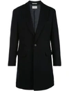 BRUNELLO CUCINELLI SINGLE-BREASTED FITTED COAT