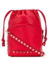 Valentino Garavani Garavani Rockstud Bucket Bag In Red