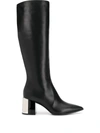 CASADEI METALLIC CHUNKY BOOTS