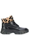 TOD'S LEOPARD PRINT ANKLE BOOTS