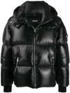 LOGO PATCH FEATHER DOWN JACKET