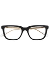 Gucci Square Frame Glasses In Black