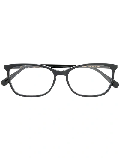 Gucci Square Frames Glasses In 黑色