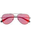 STELLA MCCARTNEY TONAL AVIATOR SUNGLASSES