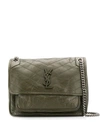 Saint Laurent Large Niki Shoulder Bag In Green