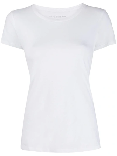 MAJESTIC ROUND NECK SLIM-FIT T-SHIRT