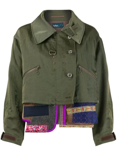 Kolor Jacke Im Deconstructed-look In Green