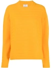 ALLUDE GERIPPTER PULLOVER