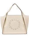 Stella Mccartney Stella Logo Tote Bag In White
