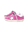 GOLDEN GOOSE Superstar Sneakers in Violet Suede/White Star