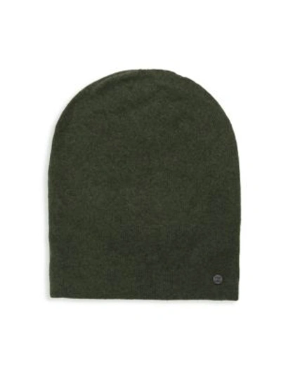 Bickley + Mitchell Ribbed Beanie In Army