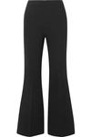 ANTONIO BERARDI CROPPED CREPE FLARED trousers