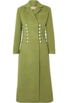 MATERIEL BUTTON-DETAILED WOOL-BLEND COAT