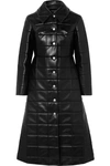 A.W.A.K.E. MISS ROBOTO QUILTED FAUX LEATHER COAT