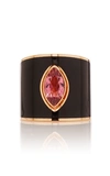 GILAN HAFSA 18K ROSE GOLD AND TOURMALINE RING,775683