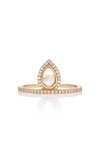 EVA FEHREN MINI GATSBY 18K GOLD AND DIAMOND RING,777286