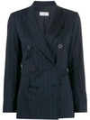 ALBERTO BIANI PINSTRIPED BLAZER