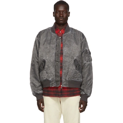 John Elliott Black Nicasio Bogota Bomber Jacket