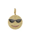 JUDITH LEIBER WOMEN'S 14K GOLDPLATED STERLING SILVER & CUBIC ZIRCONIA COOL DADDY EMOJI CHARM,400011809440