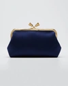 ANYA HINDMARCH MAUD TASSEL SATIN CLUTCH BAG,PROD151080018