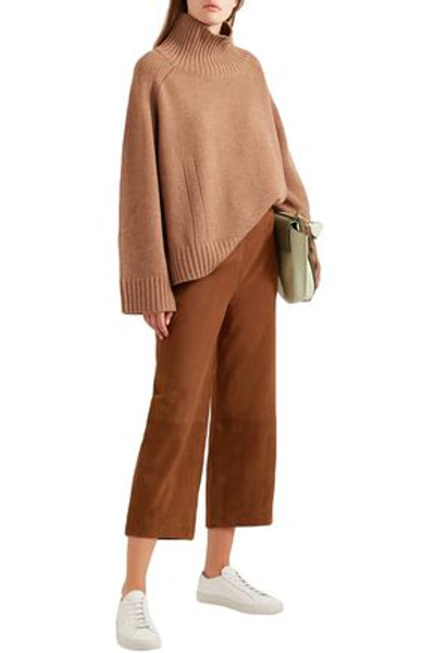 Vince Suede Culottes In Camel