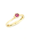 TAMARA COMOLLI WOMEN'S BOUTON 18K YELLOW GOLD & PINK SPINEL RING,400011625528