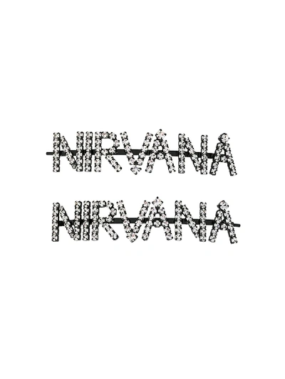 Ashley Williams Nirvana Hair Clips In Black