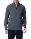 Rodd & Gunn Rodd And Gunn Merrick Bay Quarter-zip Sweater In Granite