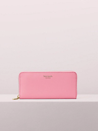 Kate Spade Sylvia Slim Continental Wallet In Blustery Pink