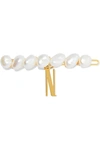 LELET NY GOLD-PLATED FRESHWATER PEARL HAIR CLIP