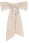 LELET NY FRAYED LINEN HAIRCLIP