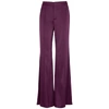 ALICE AND OLIVIA DYLAN PURPLE WIDE-LEG SATIN TROUSERS,3639983