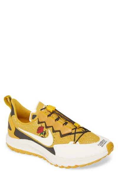 Nike X Undercover Gyakusou Air Zoom Pegasus 36 Trail Running Shoe In Mineral Yellow/ Deep Pewter