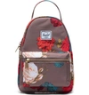 Herschel Supply Co Mini Nova Backpack In Vintage Floral Pine Bark