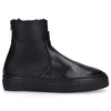 AGL ATTILIO GIUSTI LEOMBRUNI ANKLE BOOTS D925510 SMOOTH LEATHER BLACK